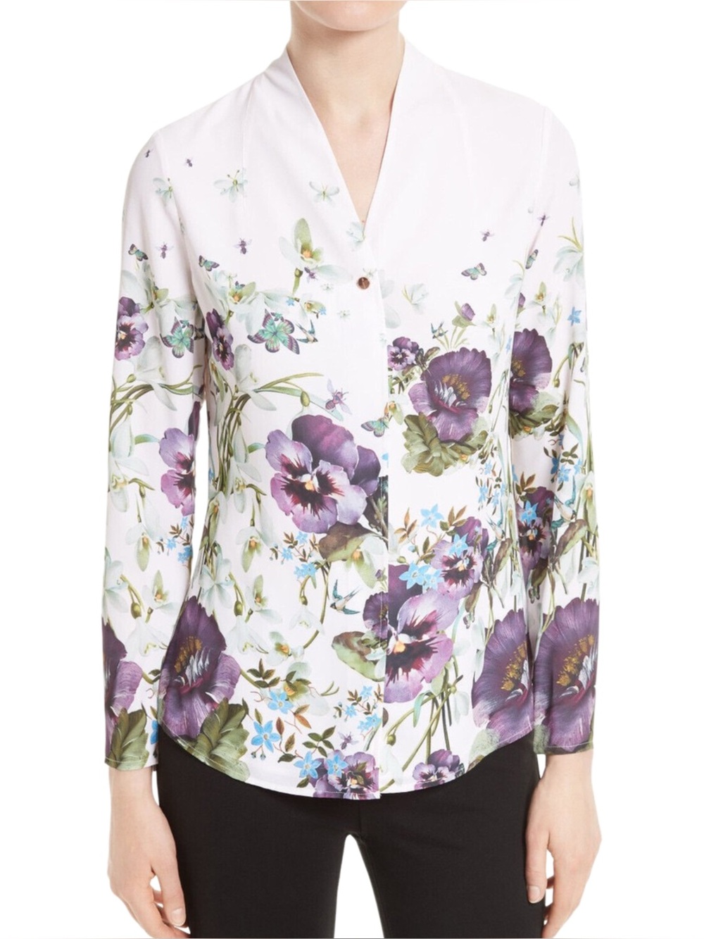 Ted Baker London Entangled Enchantment Elizay Blouse